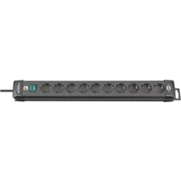 Brennenstuhl 1951100100 Steckdosenleiste mit Schalter 10fach Schwarz Schutzkontakt 1St. Brennenstuhl 1951100100 Steckdosenleiste mit Schalter 10fach Schwarz Schutzkontakt 1St.