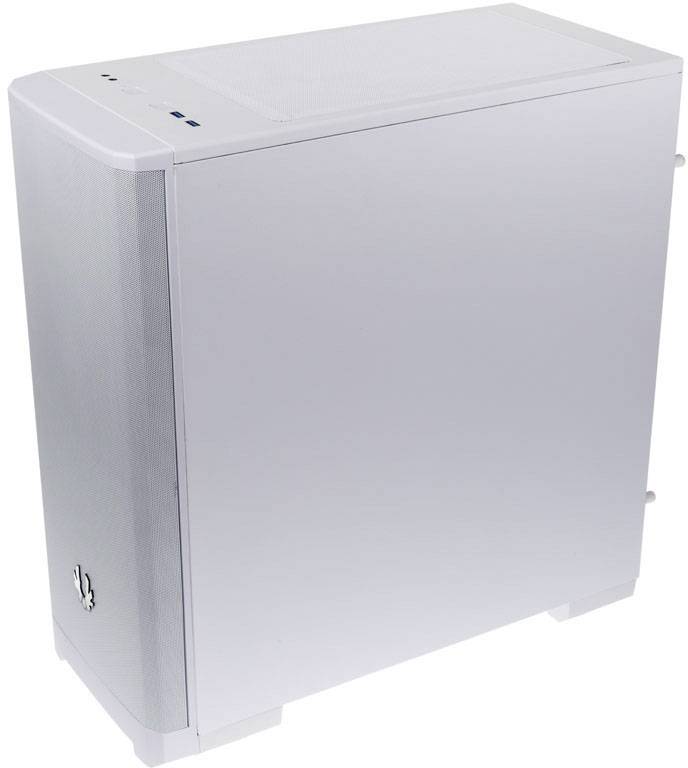 Bitfenix Nova Mesh Tempered Glass Midi-Tower PC-Gehäuse Weiß 1 Vorinstallierter LED Lüfter, 1 vorinstallierter Lüfter, gedämmt