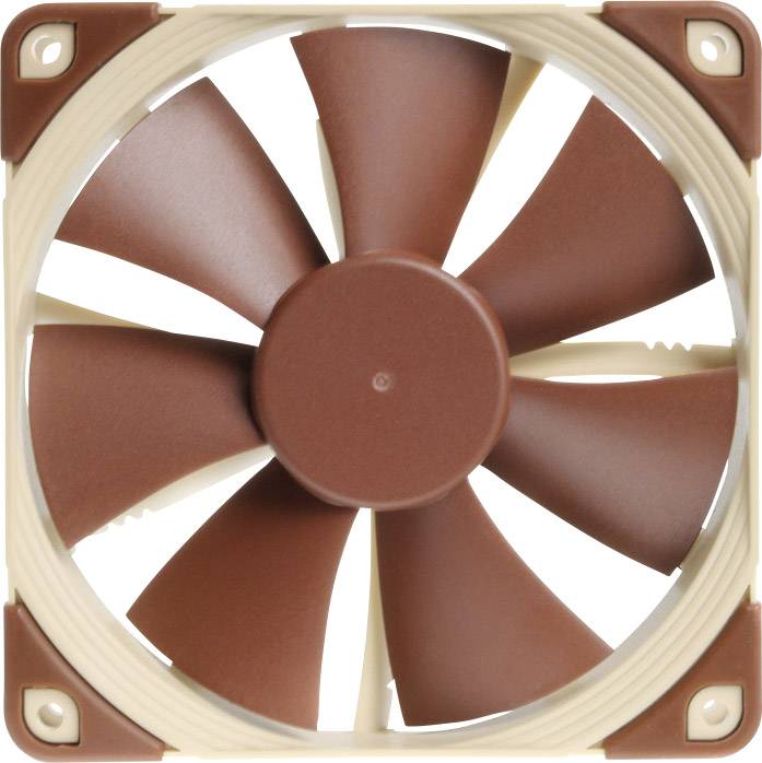 Noctua NF-F12-PWM PC-Gehäuse-Lüfter Braun, Beige (B x H x T) 120 x 120 x 25mm