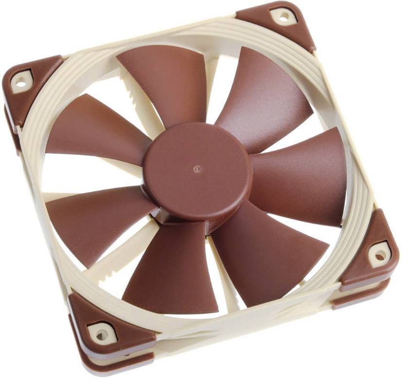 Noctua NF-F12-PWM PC-Gehäuse-Lüfter Braun, Beige (B x H x T) 120 x 120 x 25 mm