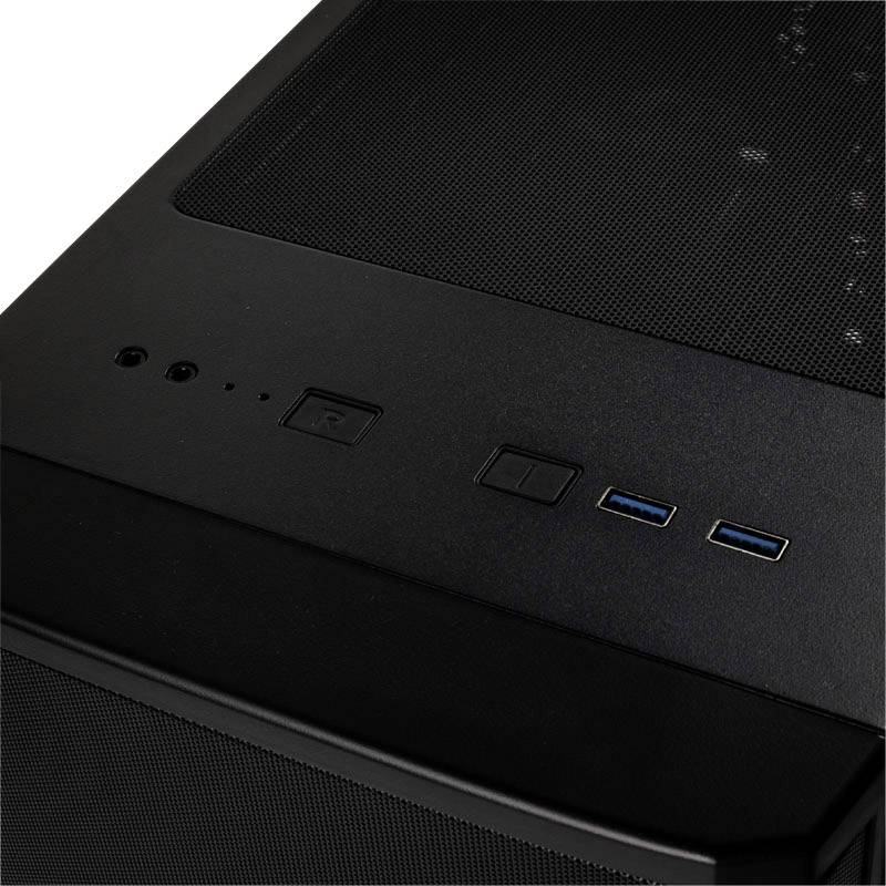 Bitfenix Nova Mesh TG A-RGB Midi-Tower Gehäuse Schwarz