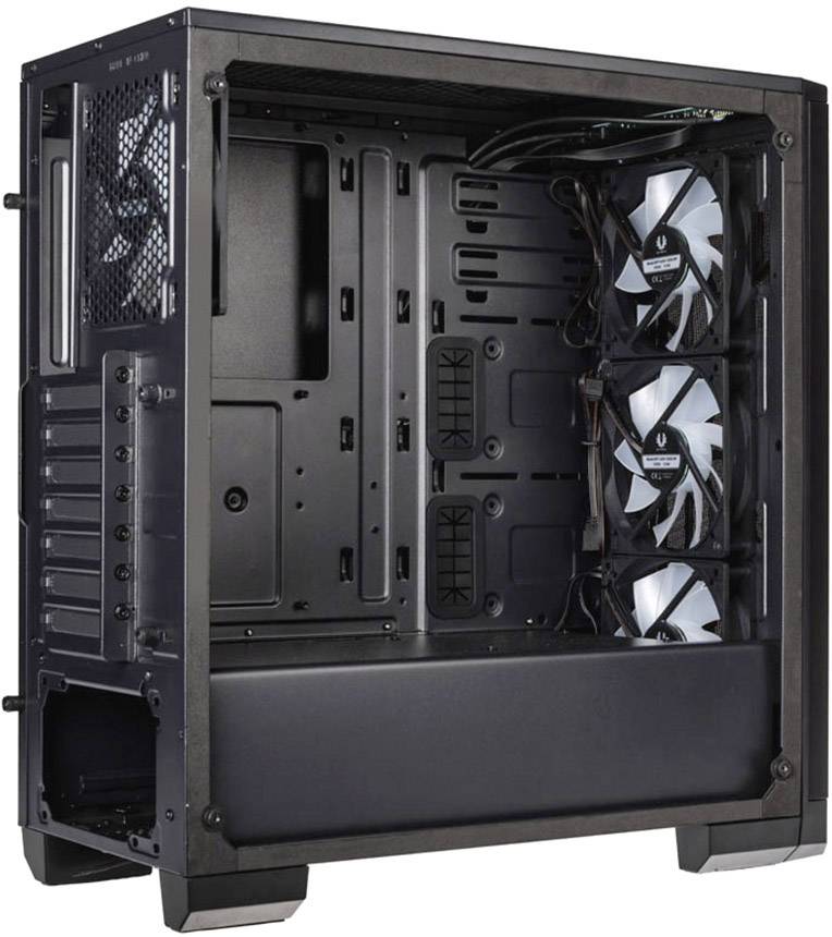 Bitfenix Nova Mesh TG A-RGB Midi-Tower Gehäuse Schwarz