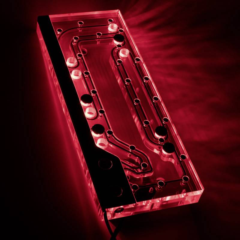 Lian Li O11D Distro Block G1 Wasserkühlung-Pumpe mit Ausgleichsbehälter