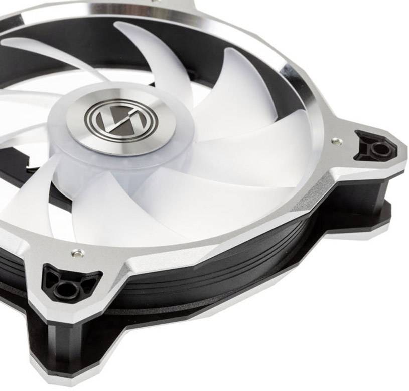 Lian Li 3x BR120 Digital RGB PWM PC-Gehäuse-Lüfter Silber, Schwarz, RGB (B x H x T) 120 x 120 x 27mm inkl. LED-Beleuchtung