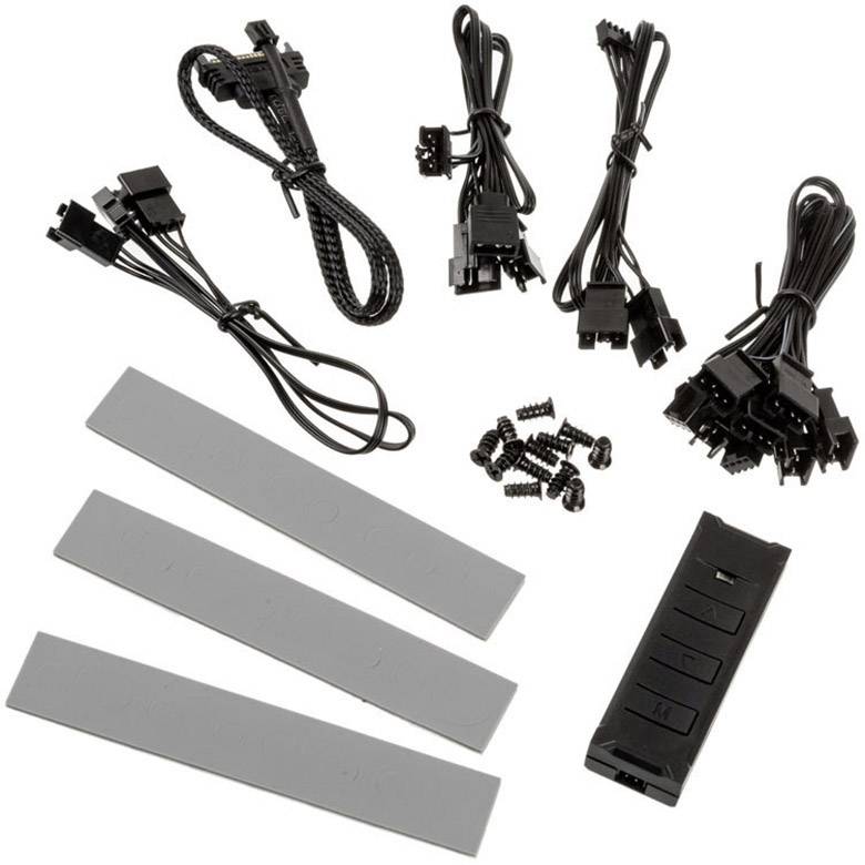 Lian Li 3x BR120 Digital RGB PWM PC-Gehäuse-Lüfter Schwarz, Silber, RGB (B x H x T) 120 x 120 x 27 mm inkl. LED-Beleuchtung