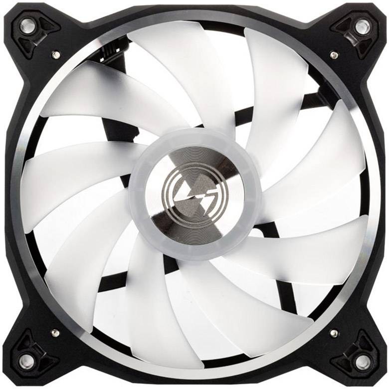 Lian Li 3x BR120 Digital RGB PWM PC-Gehäuse-Lüfter Schwarz, Silber, RGB (B x H x T) 120 x 120 x 27 mm inkl. LED-Beleuchtung