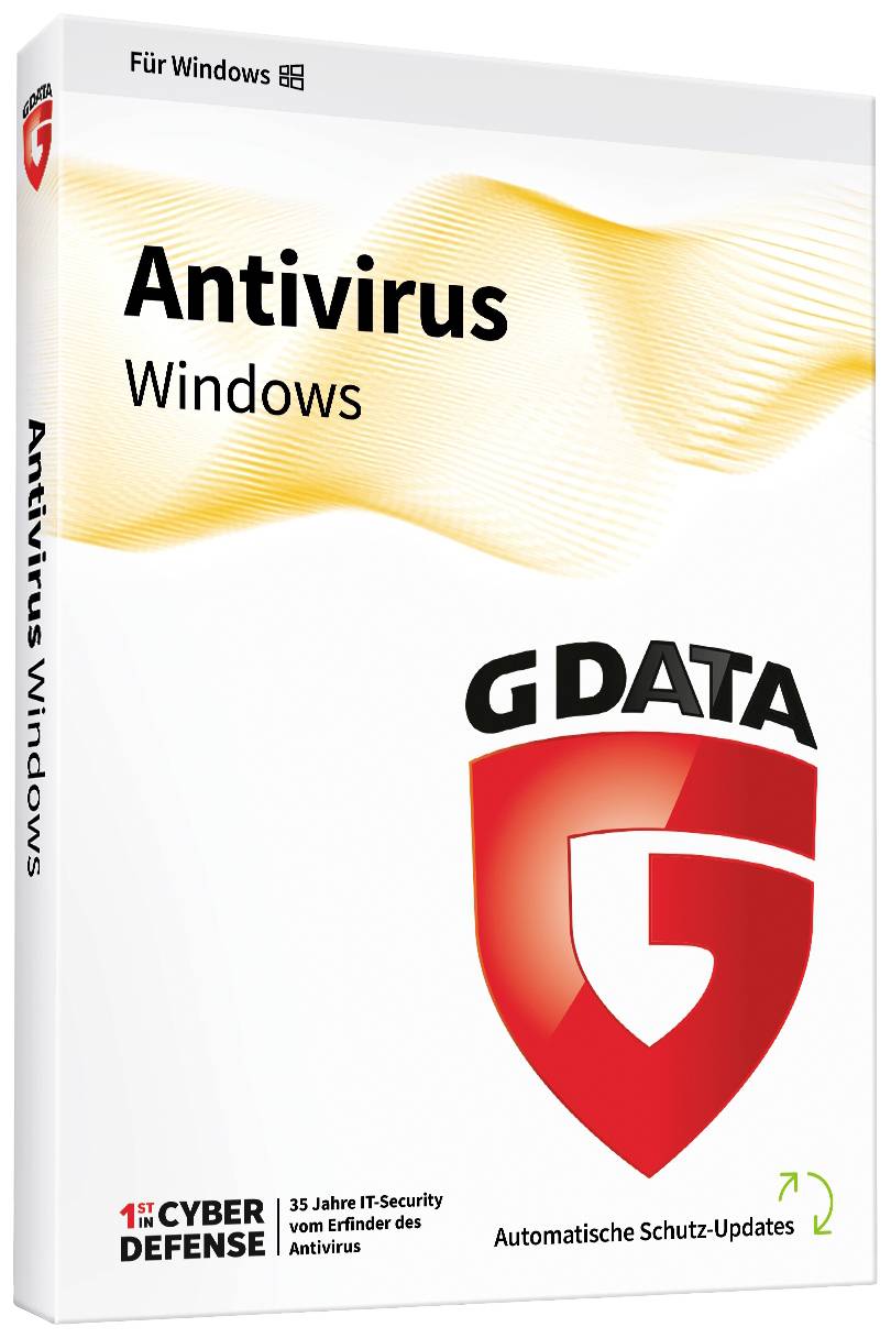 G-Data AntiVirus Vollversion, 1 Lizenz Windows Antivirus