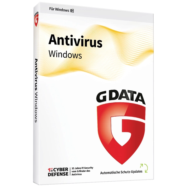 G-Data AntiVirus Vollversion, 1 Lizenz Windows Antivirus G-Data AntiVirus Vollversion, 1 Lizenz Windows Antivirus