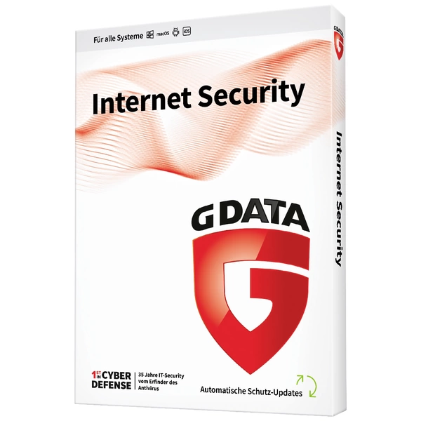 G-Data Internet Security Vollversion, 3 Lizenzen Windows, Mac, Android, iOS Antivirus, Sicherheits-Software G-Data Internet Security Vollversion, 3 Lizenzen Windows, Mac, Android, iOS Antivirus, Sicherheits-Software