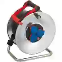 Brennenstuhl 1198350 Kabeltrommel 25.00m Schwarz Schutzkontakt-Gummi-Stecker Brennenstuhl 1198350 Kabeltrommel 25.00m Schwarz Schutzkontakt-Gummi-Stecker