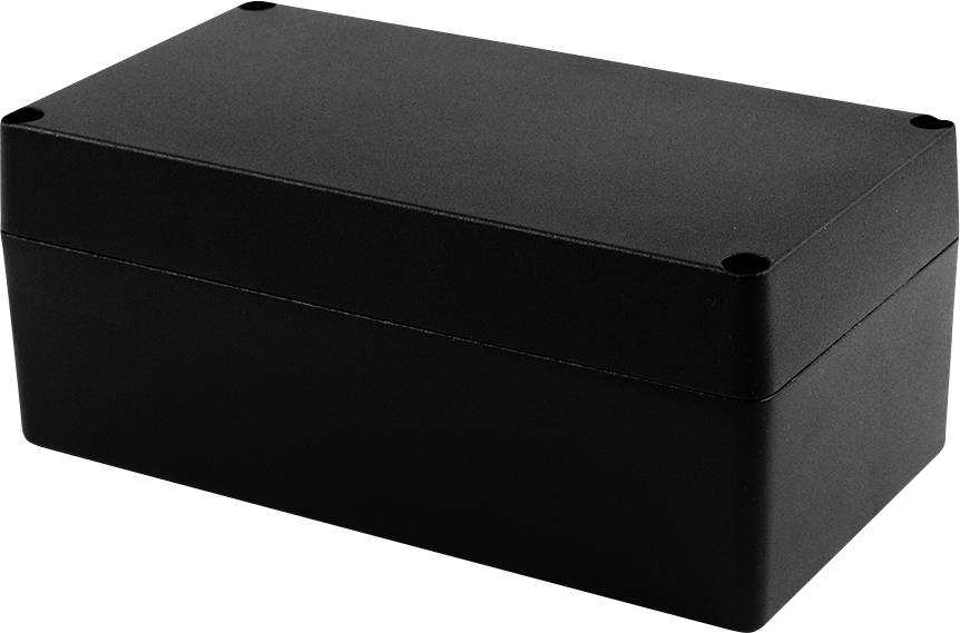 Hammond Electronics 1590Z155BK Universal-Gehäuse 221 x 220 x 91 Aluminium Druckguss Schwarz 1 St.