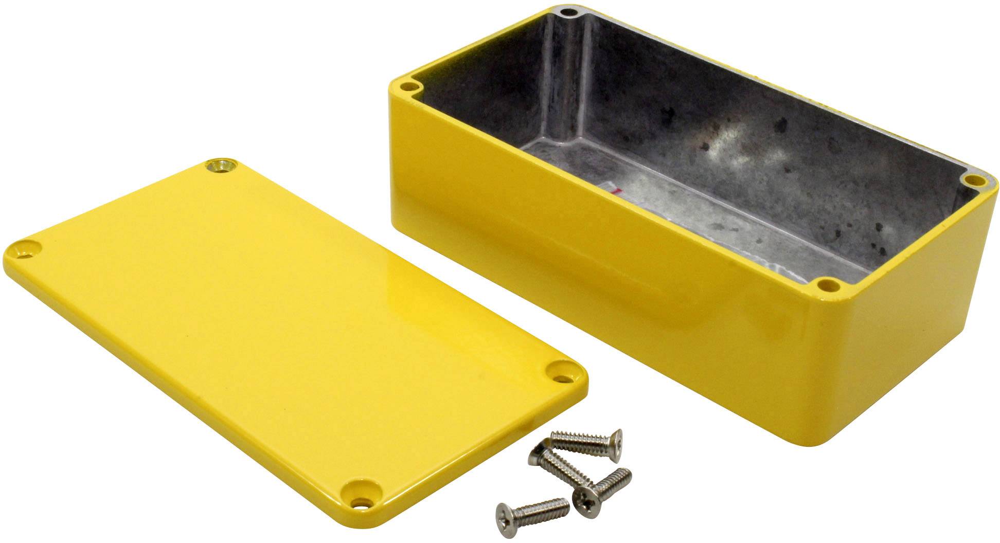 Hammond Electronics 1590B2YL Universal-Gehäuse 112 x 60 x 38 Aluminium Druckguss Gelb 1St.