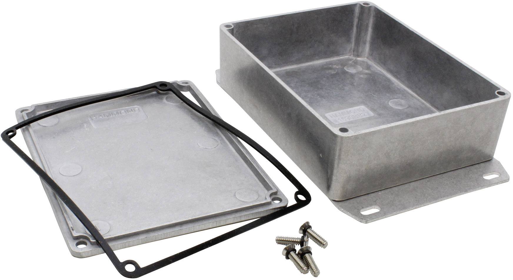 Hammond Electronics 1590WBB2F Universal-Gehäuse 119 x 94 x 38 Aluminium Druckguss Natur 1St.