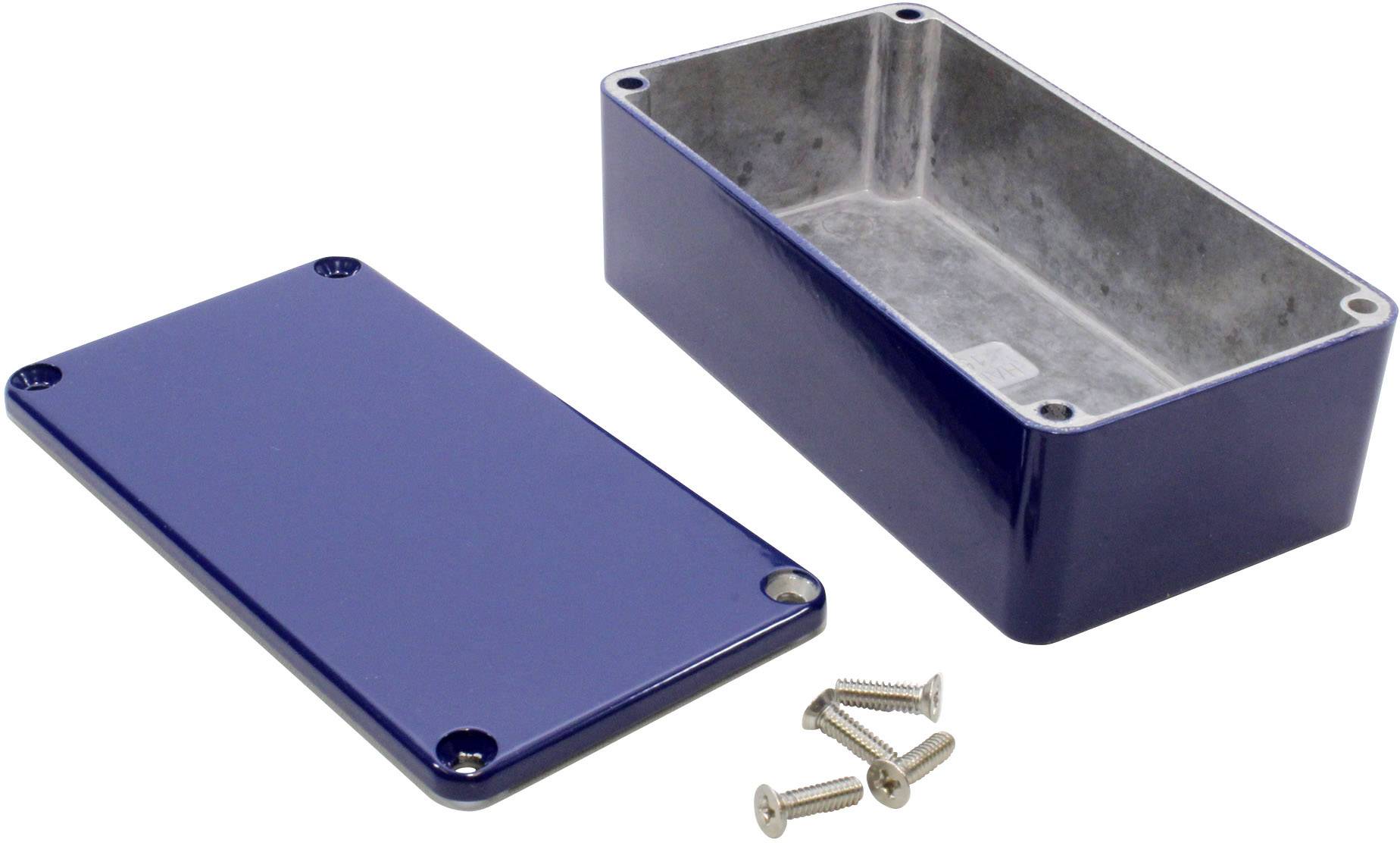Hammond Electronics 1590B2CB Universal-Gehäuse 112 x 60 x 38 Aluminium Druckguss Blau 1St.
