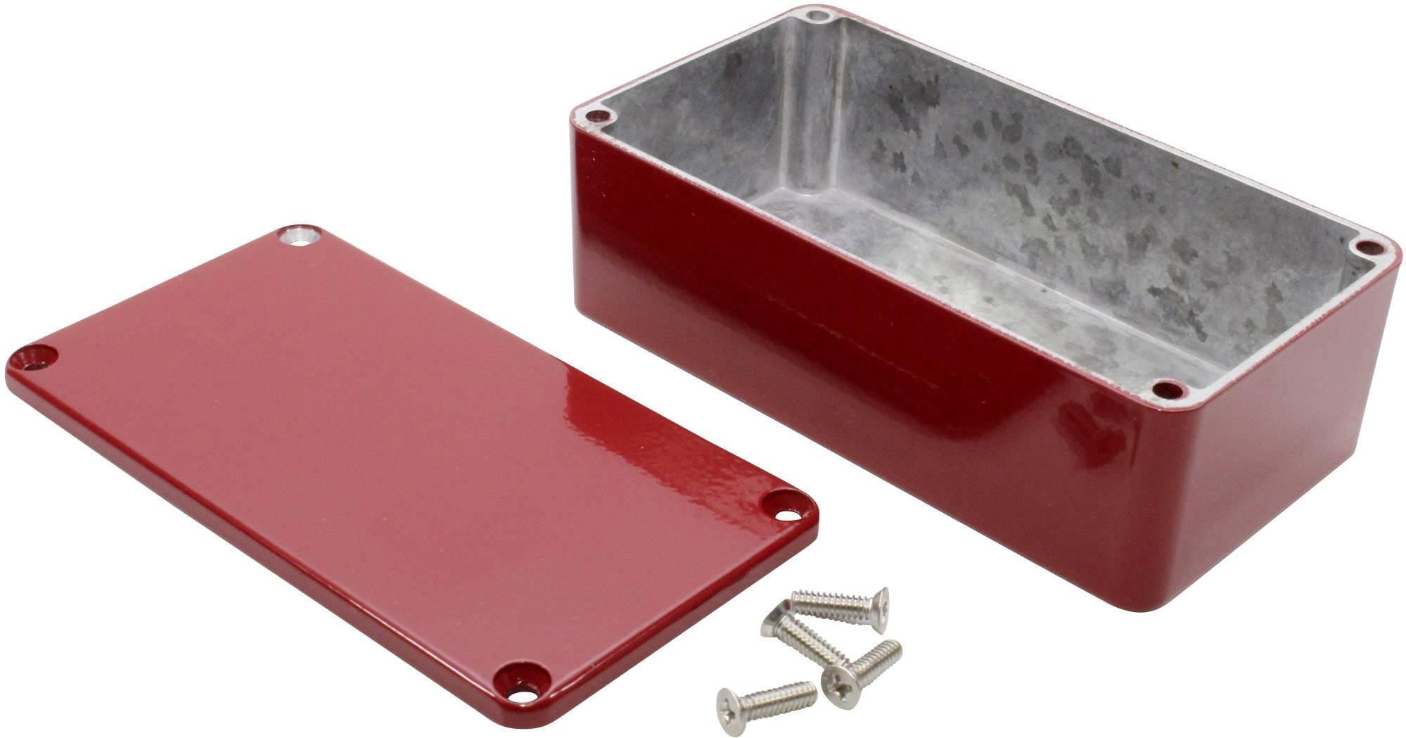 Hammond Electronics 1590B2RD Universal-Gehäuse 112 x 60 x 38 Aluminium Druckguss Rot 1St.