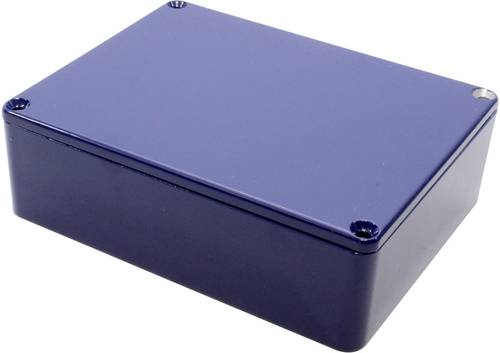 1590BB2CB Universal-Gehäuse 119 x 94 x 38 Aluminiumdruckguss Blau 1St.