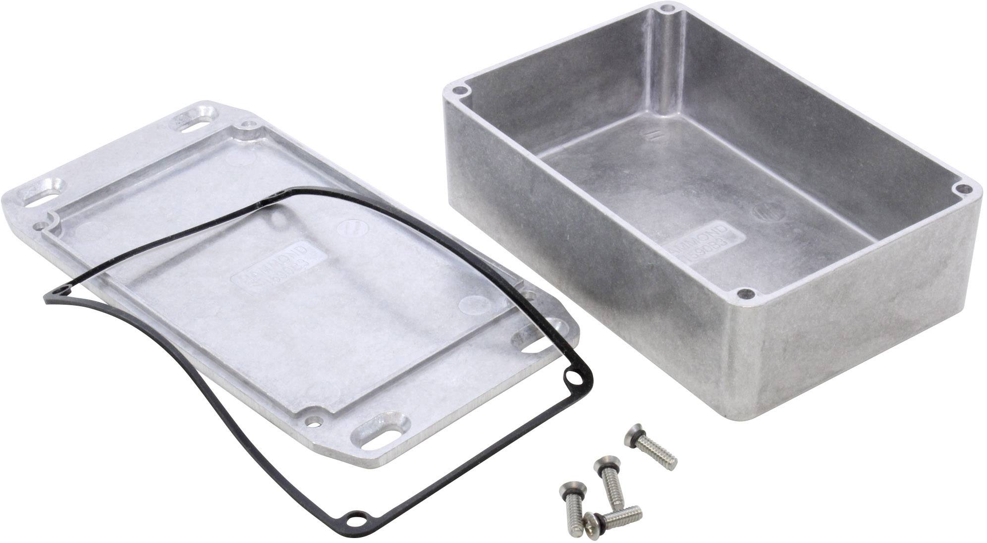 Hammond Electronics 1590WB3FL Universal-Gehäuse 116 x 77 x 38 Aluminium Druckguss Natur 1St.