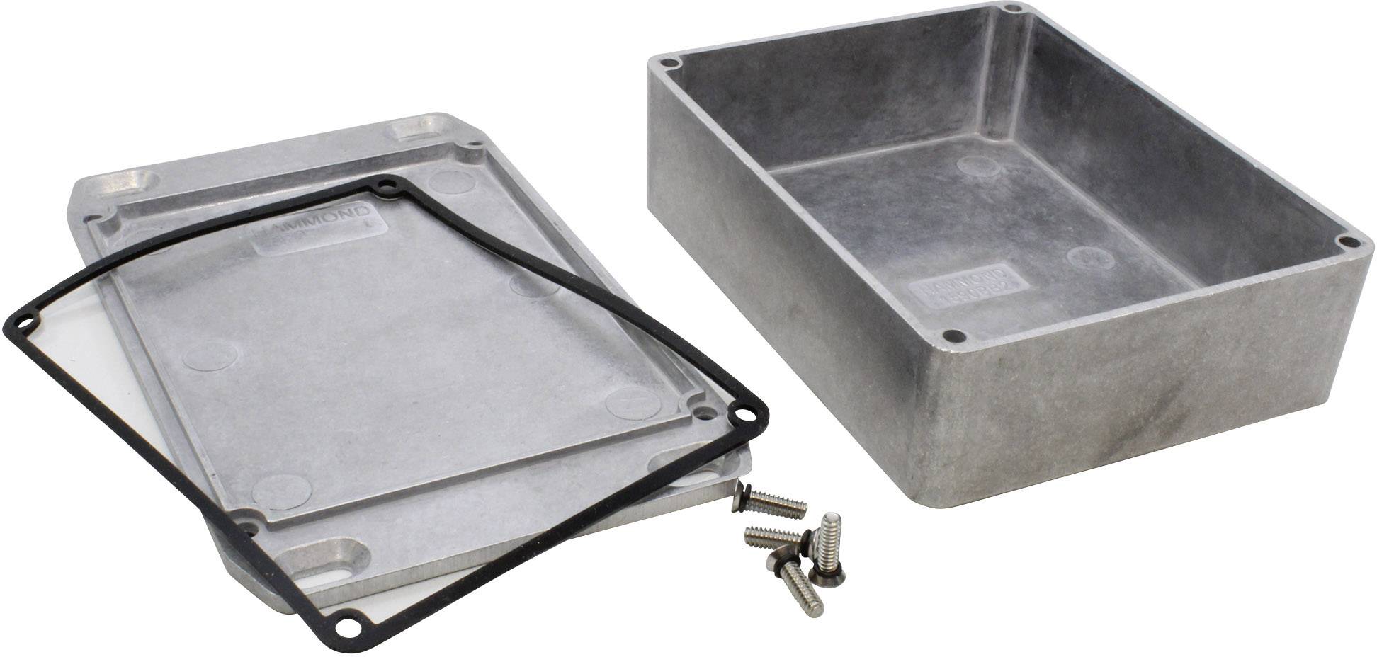 Hammond Electronics 1590WBB2FL Universal-Gehäuse 119 x 94 x 38 Aluminium Druckguss Natur 1St.