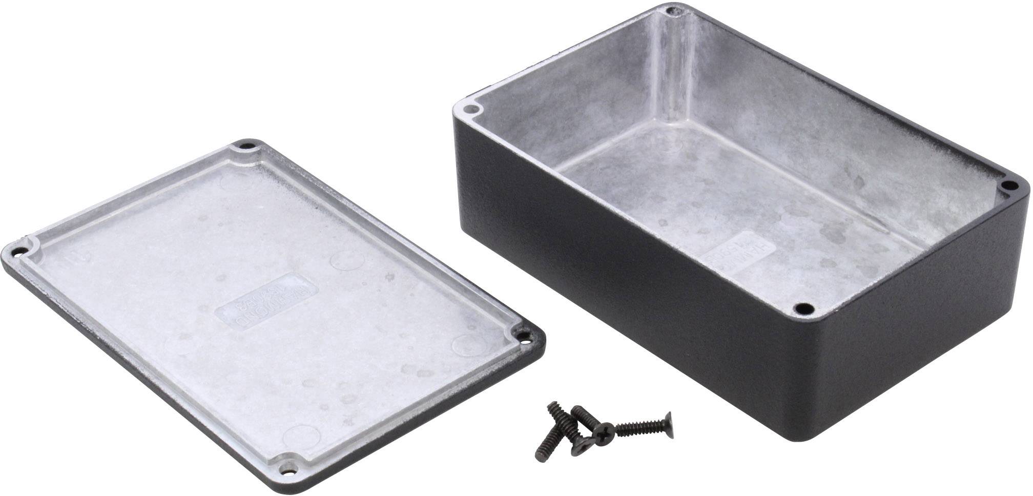 Hammond Electronics 1590B3BK Universal-Gehäuse 116 x 77 x 38 Aluminium Druckguss Schwarz 1St.