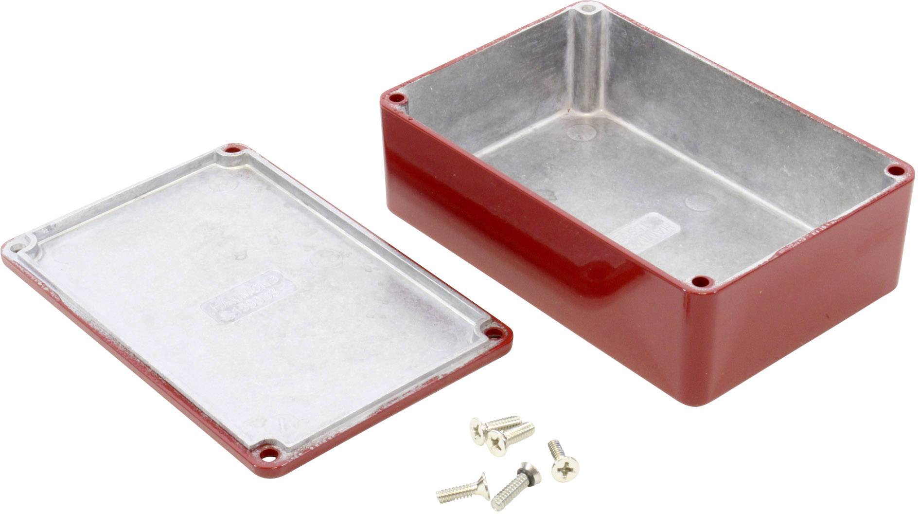Hammond Electronics 1590B3RD Universal-Gehäuse 116 x 77 x 38 Aluminium Druckguss Rot 1St.