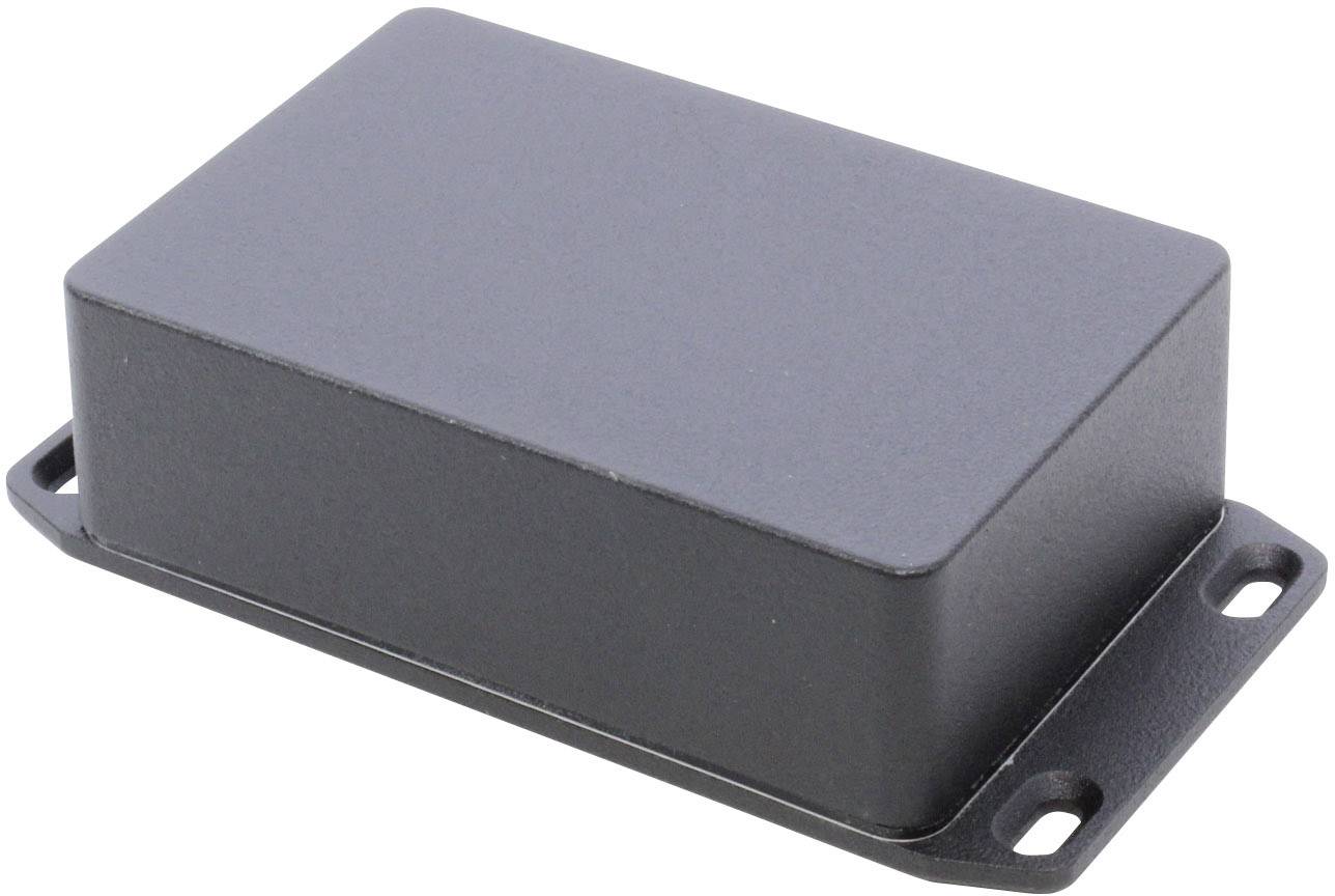 Hammond Electronics 1590WB3FLBK Universal-Gehäuse 116 x 77 x 38 Aluminium Druckguss Schwarz 1 St.