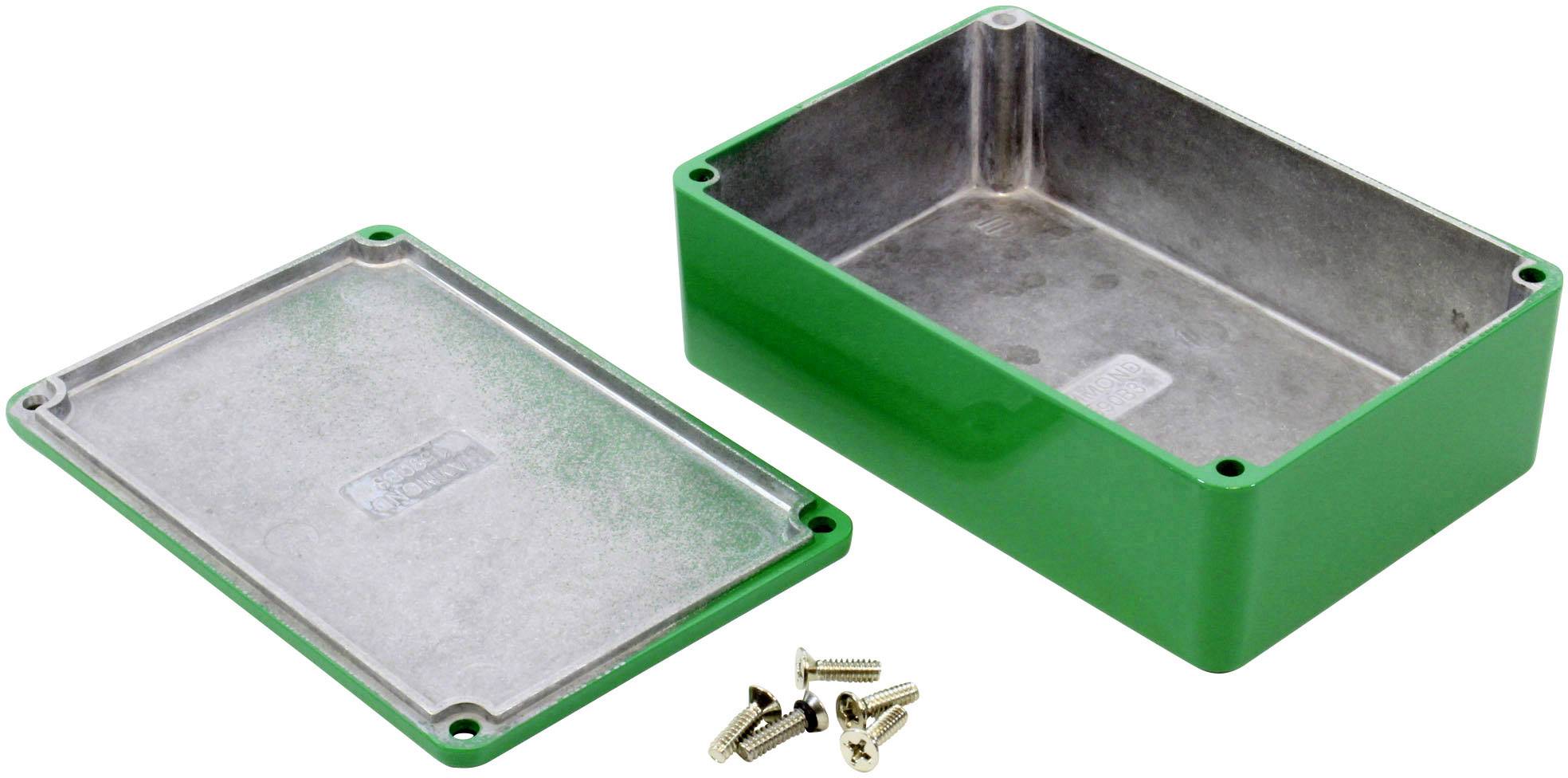 Hammond Electronics 1590B3GR Universal-Gehäuse 116 x 77 x 38 Aluminium Druckguss Grün 1St.