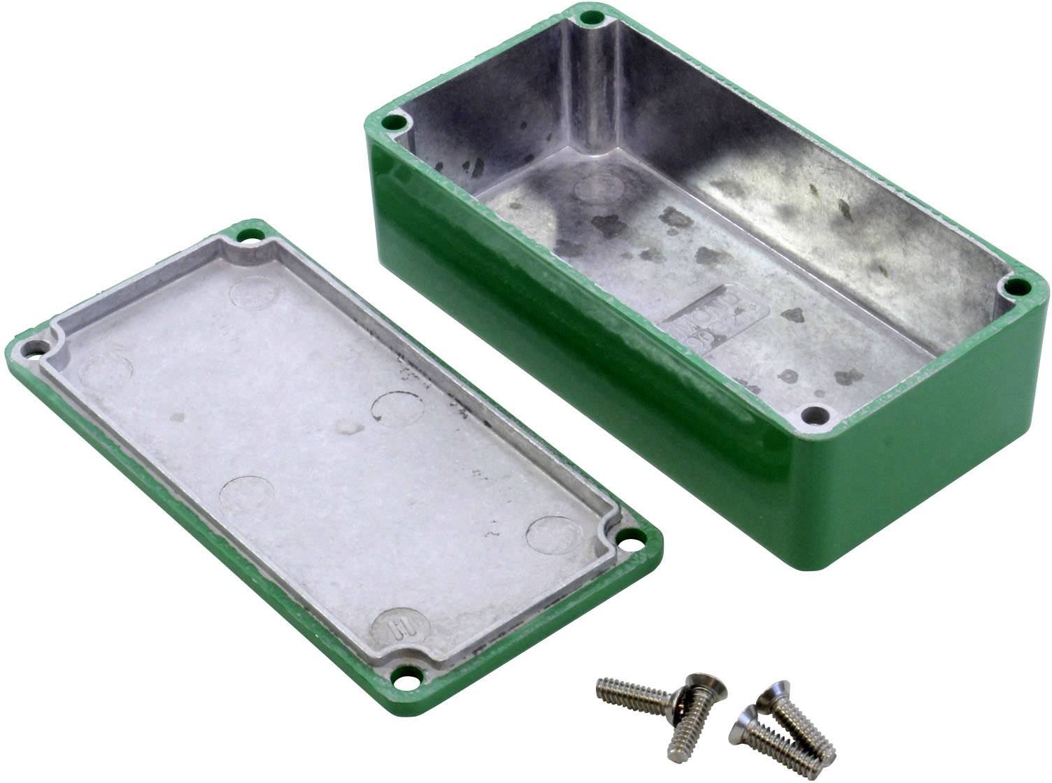 Hammond Electronics 1590G2GR Universal-Gehäuse 100 x 50 x 31 Aluminium Druckguss Grün 1St.