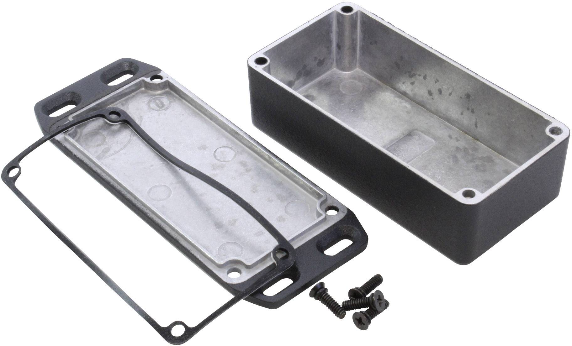 Hammond Electronics 1590WG2FLBK Universal-Gehäuse 100 x 50 x 31 Aluminium Druckguss Schwarz 1St.