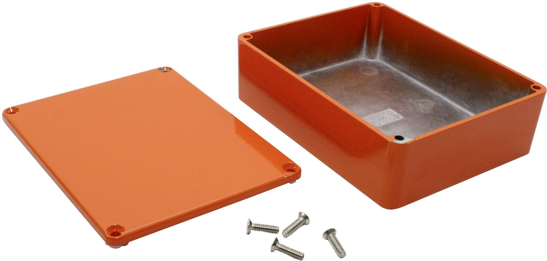 Hammond Electronics 1590BB2OR Universal-Gehäuse 119 x 94 x 38 Aluminium Druckguss Orange 1St.