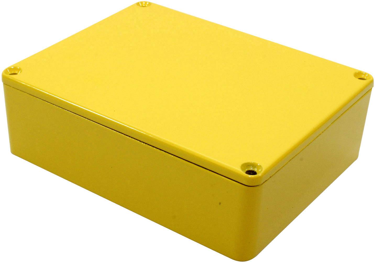 Hammond Electronics 1590BB2YL Universal-Gehäuse 119 x 94 x 38 Aluminium Druckguss Gelb 1St.