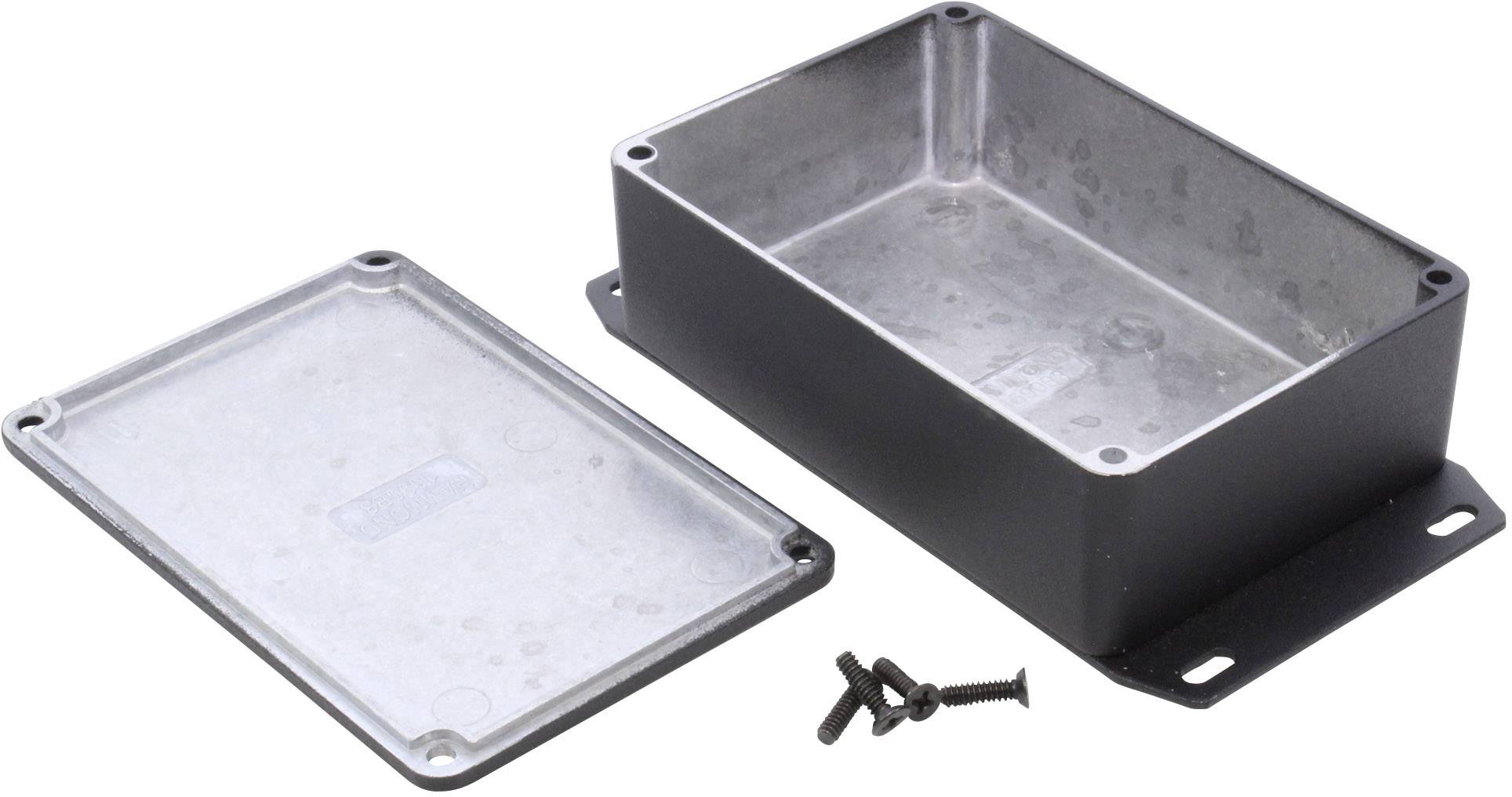 Hammond Electronics 1590B3FBK Universal-Gehäuse 116 x 77 x 38 Aluminium Druckguss Schwarz 1St.