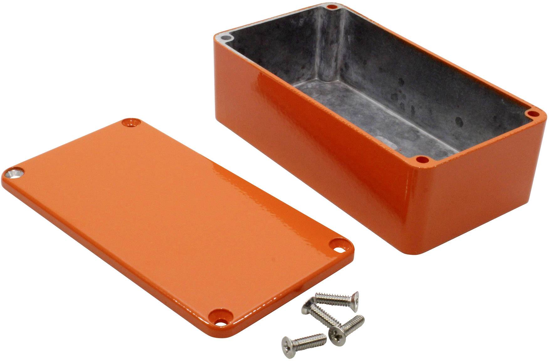 Hammond Electronics 1590B2OR Universal-Gehäuse 112 x 60 x 38 Aluminium Druckguss Orange 1St.