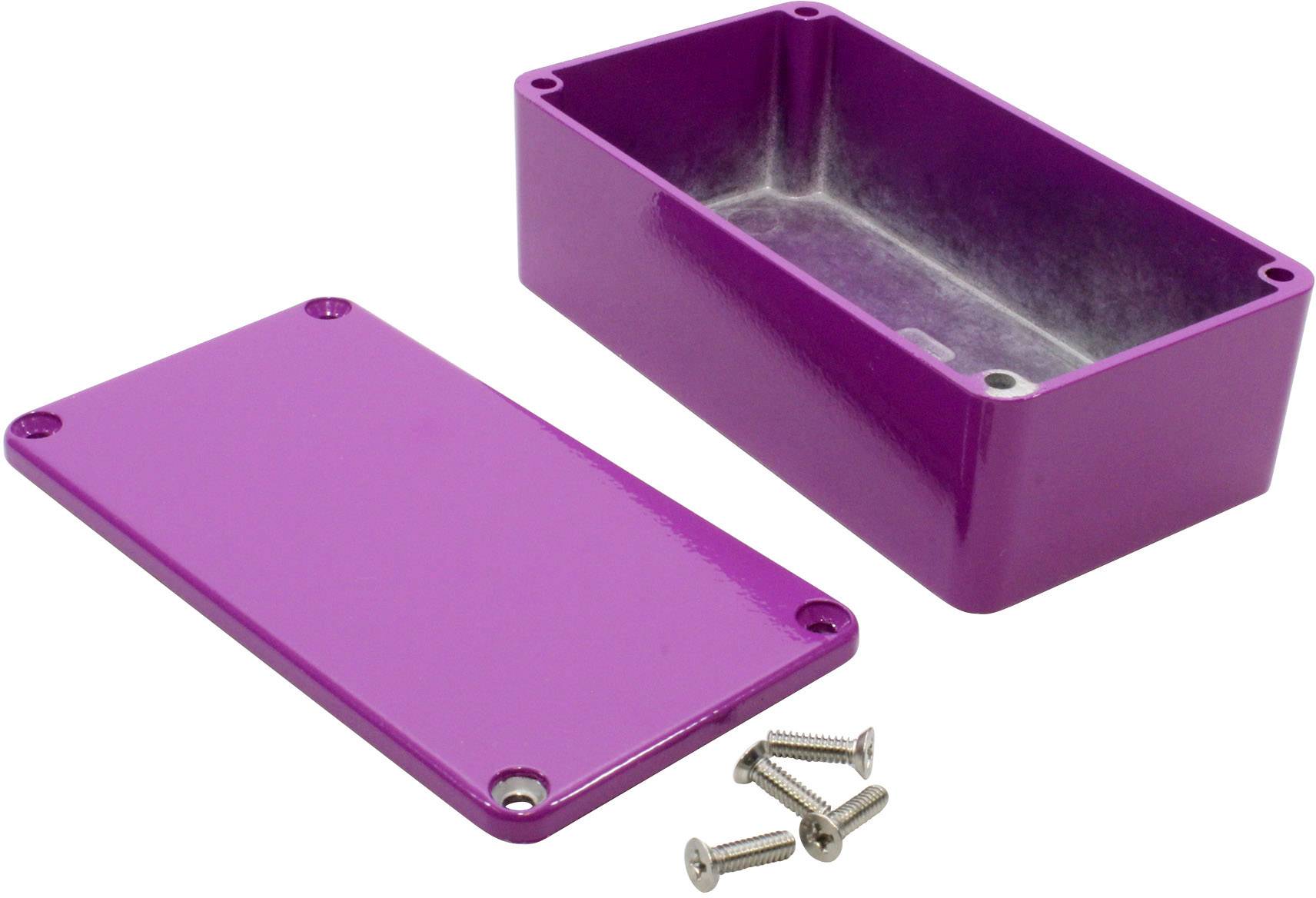 Hammond Electronics 1590B2PR Universal-Gehäuse 112 x 60 x 38 Aluminium Druckguss Lila 1St.