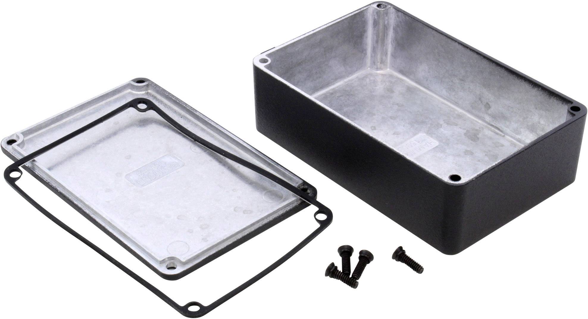 Hammond Electronics 1590WB3BK Universal-Gehäuse 116 x 77 x 38 Aluminium Druckguss Schwarz 1 St.