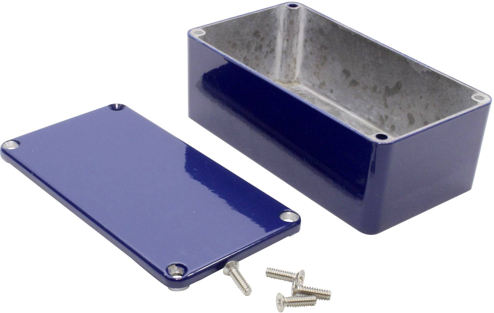 Hammond Electronics 1590BSCB Universal-Gehäuse 112 x 60 x 38 Aluminium Druckguss Blau 1St.