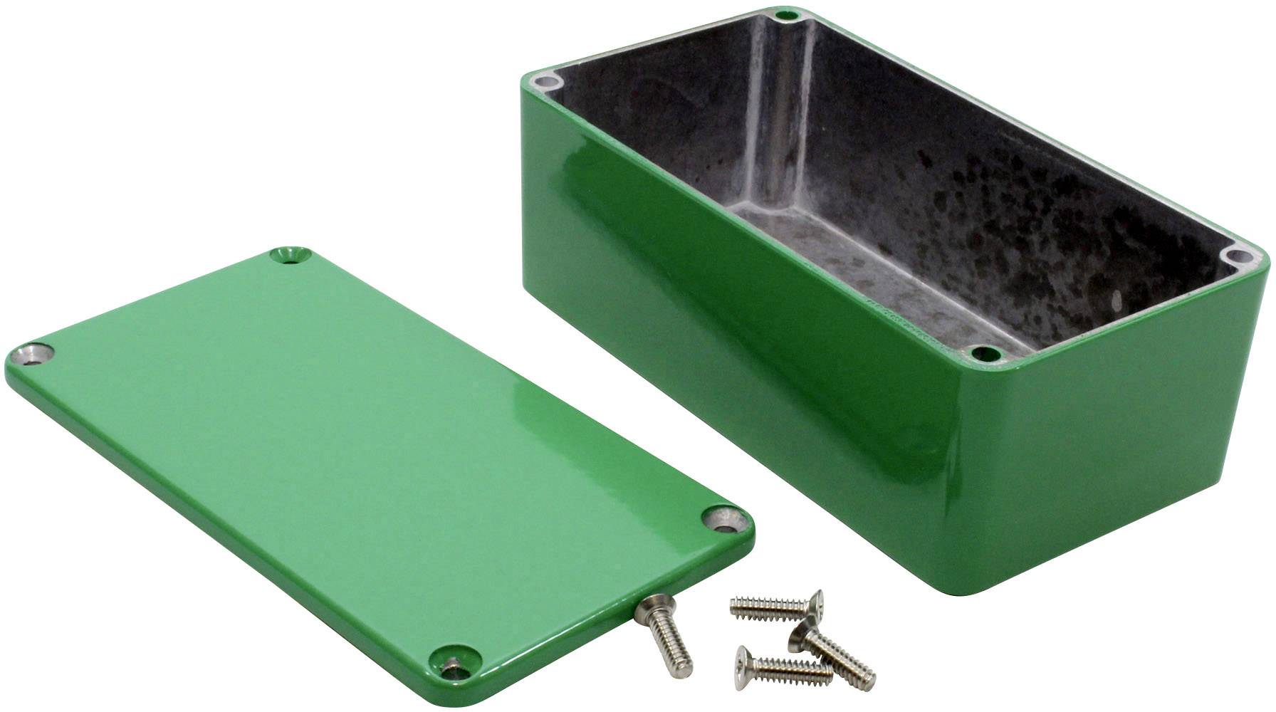 Hammond Electronics 1590BSGR Universal-Gehäuse 112 x 60 x 38 Aluminium Druckguss Grün 1St.