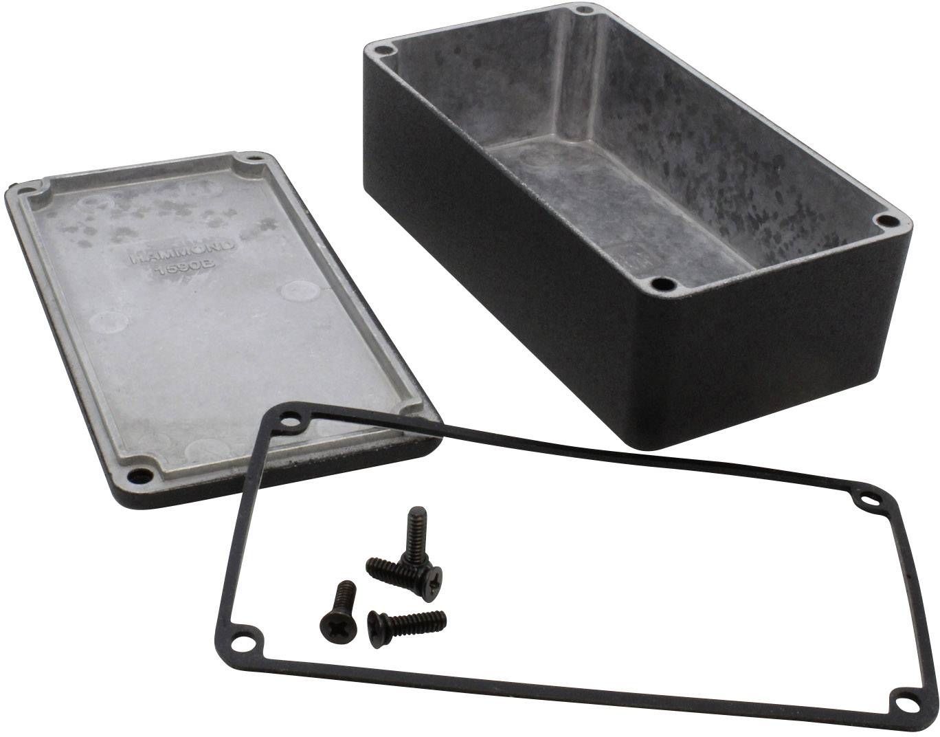 Hammond Electronics 1590WB2BK Universal-Gehäuse 112 x 60 x 38 Aluminium Druckguss Schwarz 1 St.