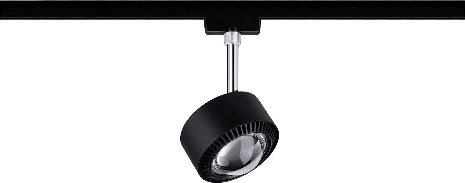 Paulmann URail Aldan Hochvolt-Schienensystem-Leuchte URail LED fest eingebaut 9W LED Schwarz (matt)