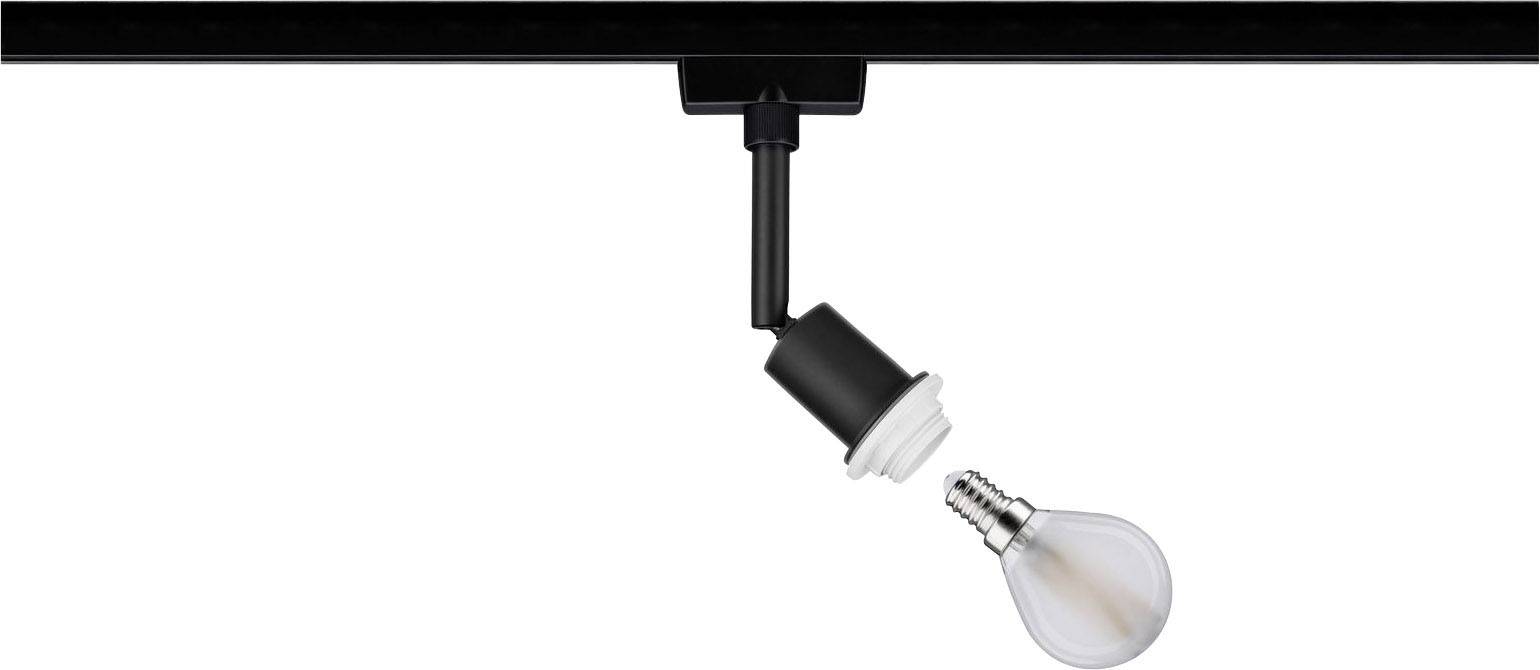 Paulmann Hochvolt-Schienensystem-Leuchte URail E14 Schwarz (matt)
