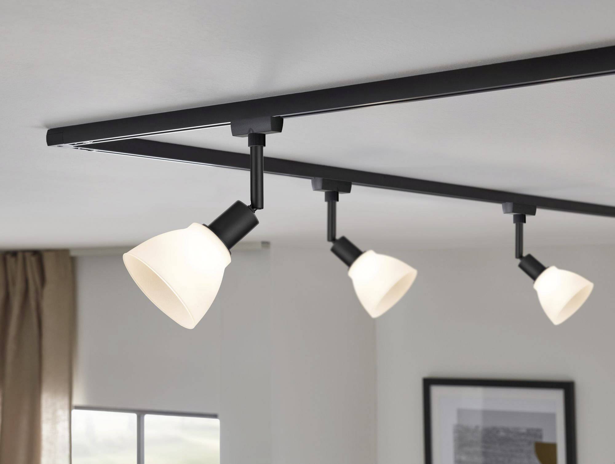 Paulmann Hochvolt-Schienensystem-Leuchte URail E14 Schwarz (matt)