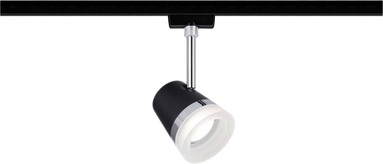 Paulmann Hochvolt-Schienensystem-Leuchte URail GU10 Schwarz (matt), Chrom