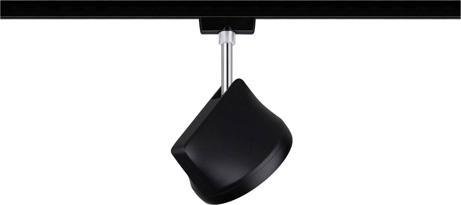 Paulmann Hochvolt-Schienensystem-Leuchte URail LED fest eingebaut 14W LED Schwarz (matt), Chrom