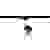 Paulmann Hochvolt-Schienensystem-Leuchte URail GU10 Schwarz (matt), Chrom