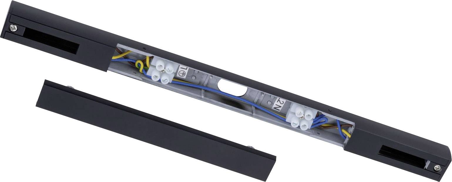 Paulmann URail 96921 Aufbausystem-Komponente Mitteleinspeiser Schwarz (matt)