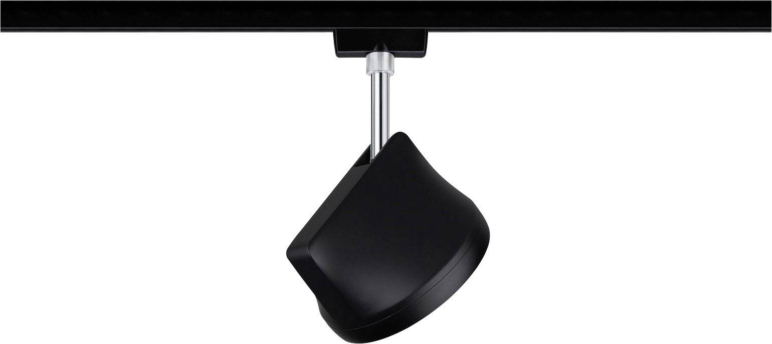 Paulmann Hochvolt-Schienensystem-Leuchte URail LED fest eingebaut 14W LED Schwarz (matt), Chrom
