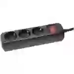 LogiLink LPS206B Steckdosenleiste mit Schalter Schwarz Schutzkontakt 1St. LogiLink LPS206B Steckdosenleiste mit Schalter Schwarz Schutzkontakt 1St.