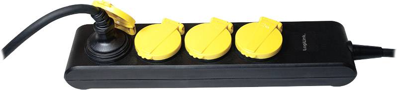LogiLink LPS212 Steckdosenleiste ohne Schalter Schwarz