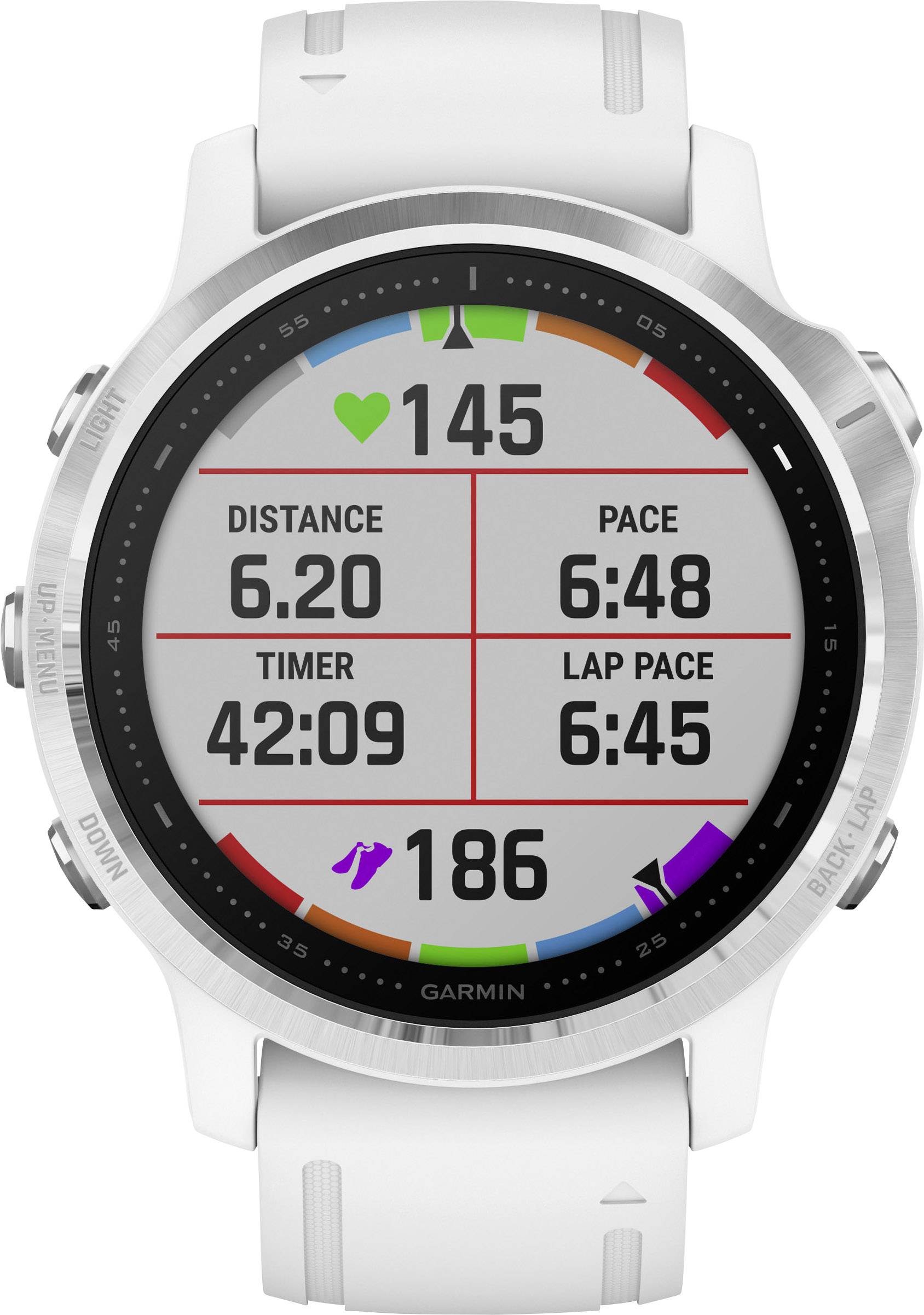 Garmin Fenix 6S Smartwatch 42 mm Weiß