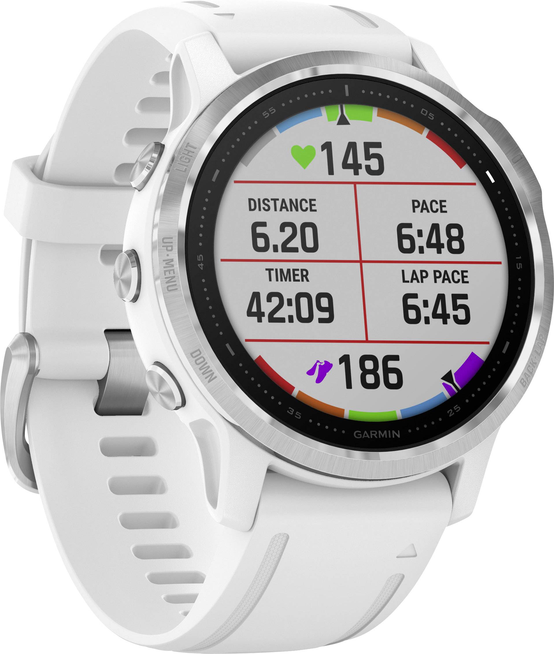 Garmin Fenix 6S Smartwatch 42 mm Weiß