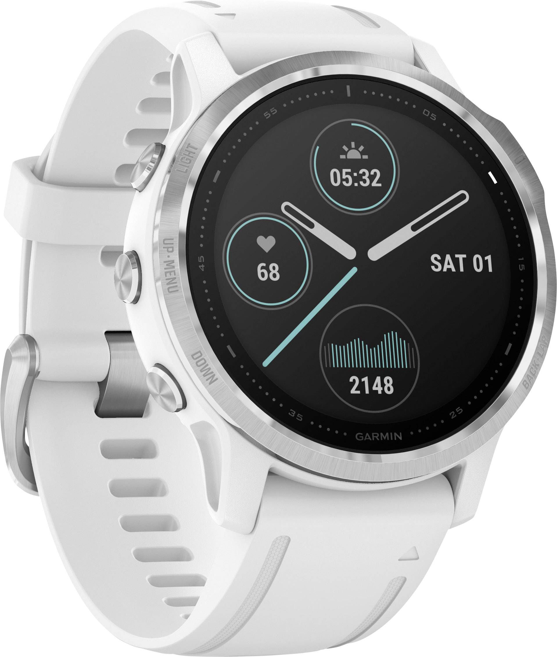 Garmin Fenix 6S Smartwatch 42 mm Weiß